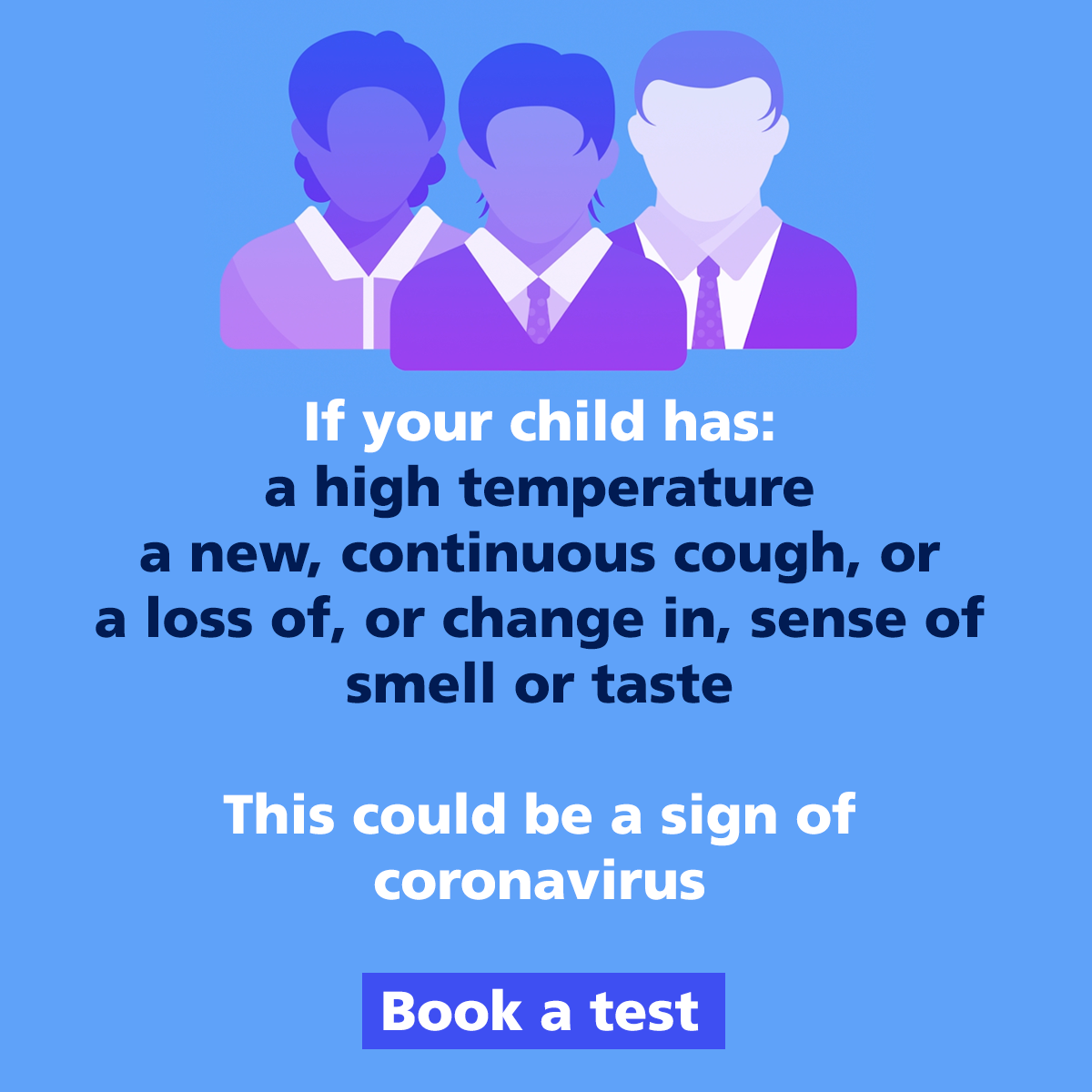 Public Health England - when to book a Covid test